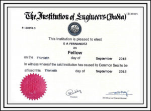 Certificate of Fellowship