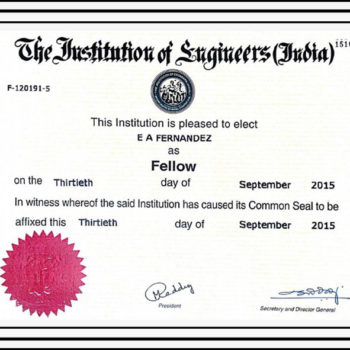 Certificate of Fellowship